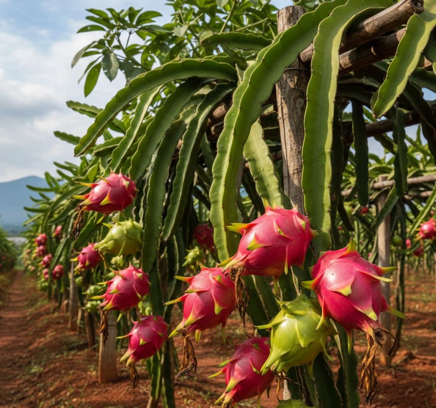How Much Fruit Does a Dragon Fruit Plant Produce?