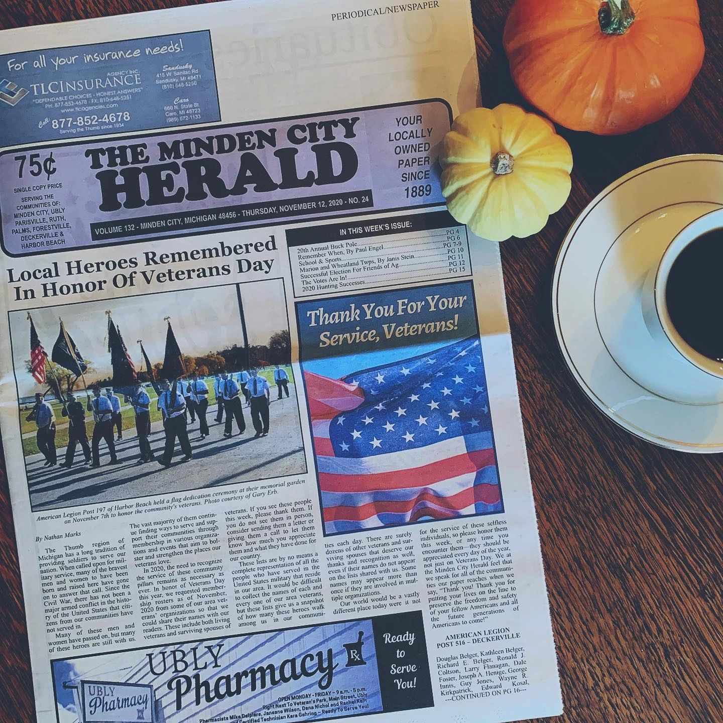 Minden City Herald Local Newspaper Minden City, Michigan