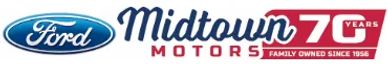 Ford Midtown 70 Years Motors logo.