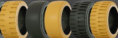 Durable forklift tires for industrial equipment in Jackson, TN.