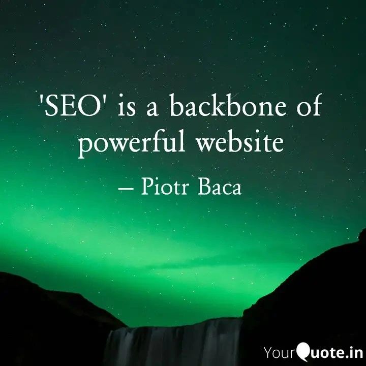 Elements of the website Elements of the website