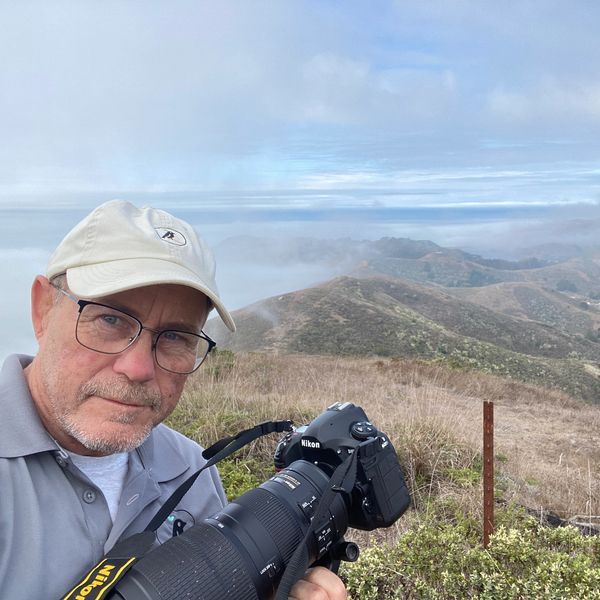 Tim Seay with his camera at the Marin Headlands, Tim Seay Photography
