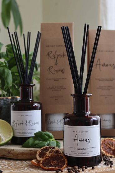 Reed Diffusers, choose from Amore or Refresh and Renew 