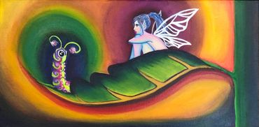 Lament of Lost Youth- Acrylic painting on canvas 