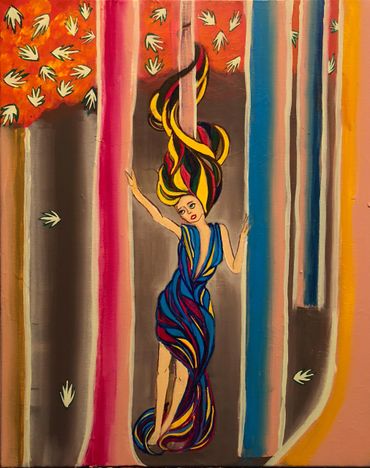 Whirlwind- Acrylic painting on canvas