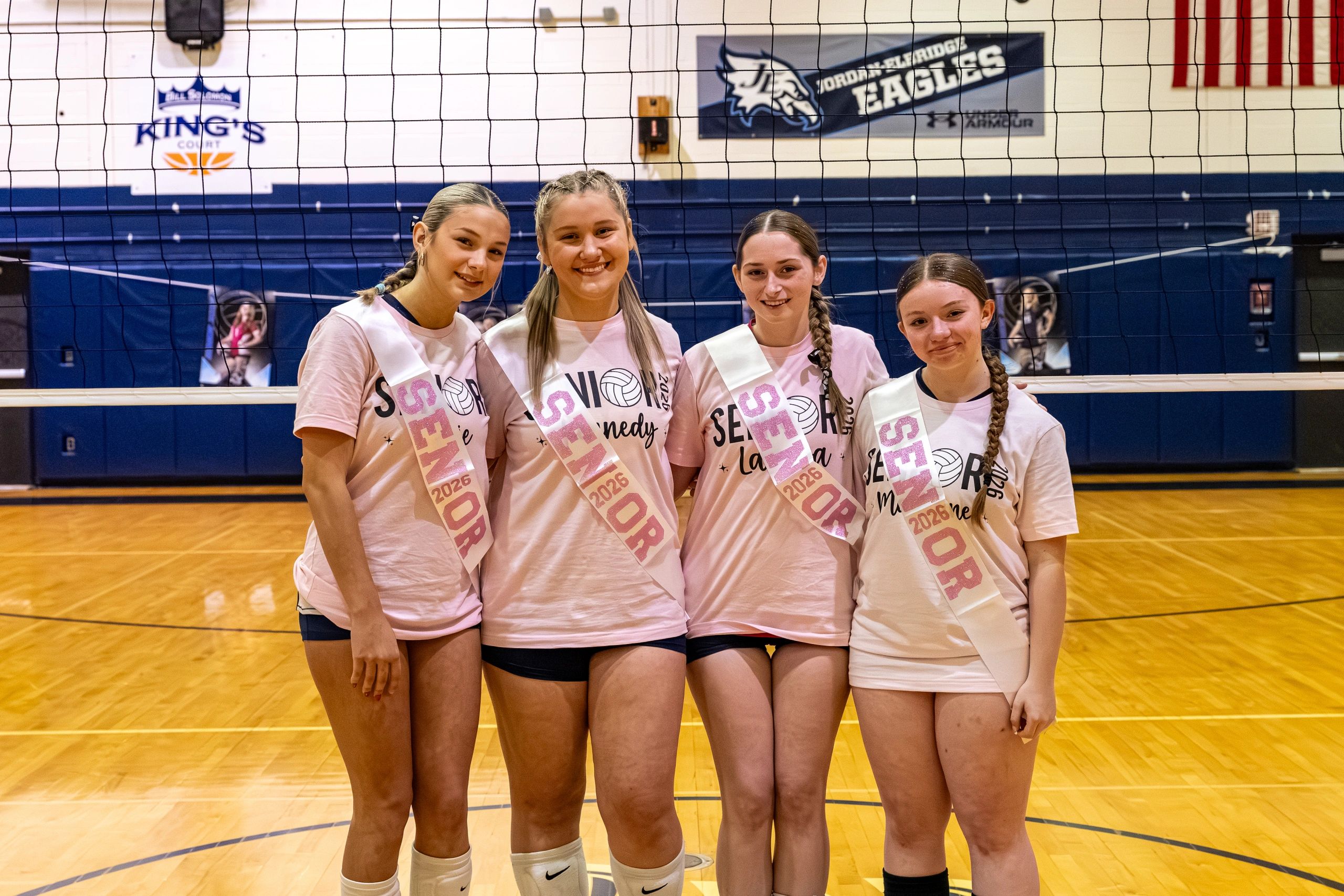 Photo of jordan-elbridge senior volleyball players 2025