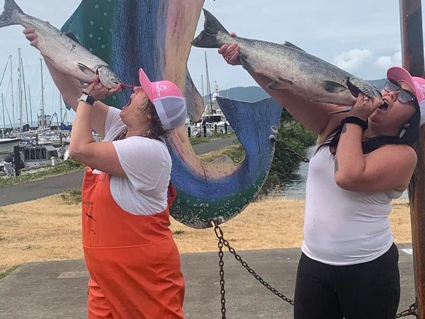 Lipstick Salmon Slayers
Chinook 
Coho 
Astoria
Columbia River 