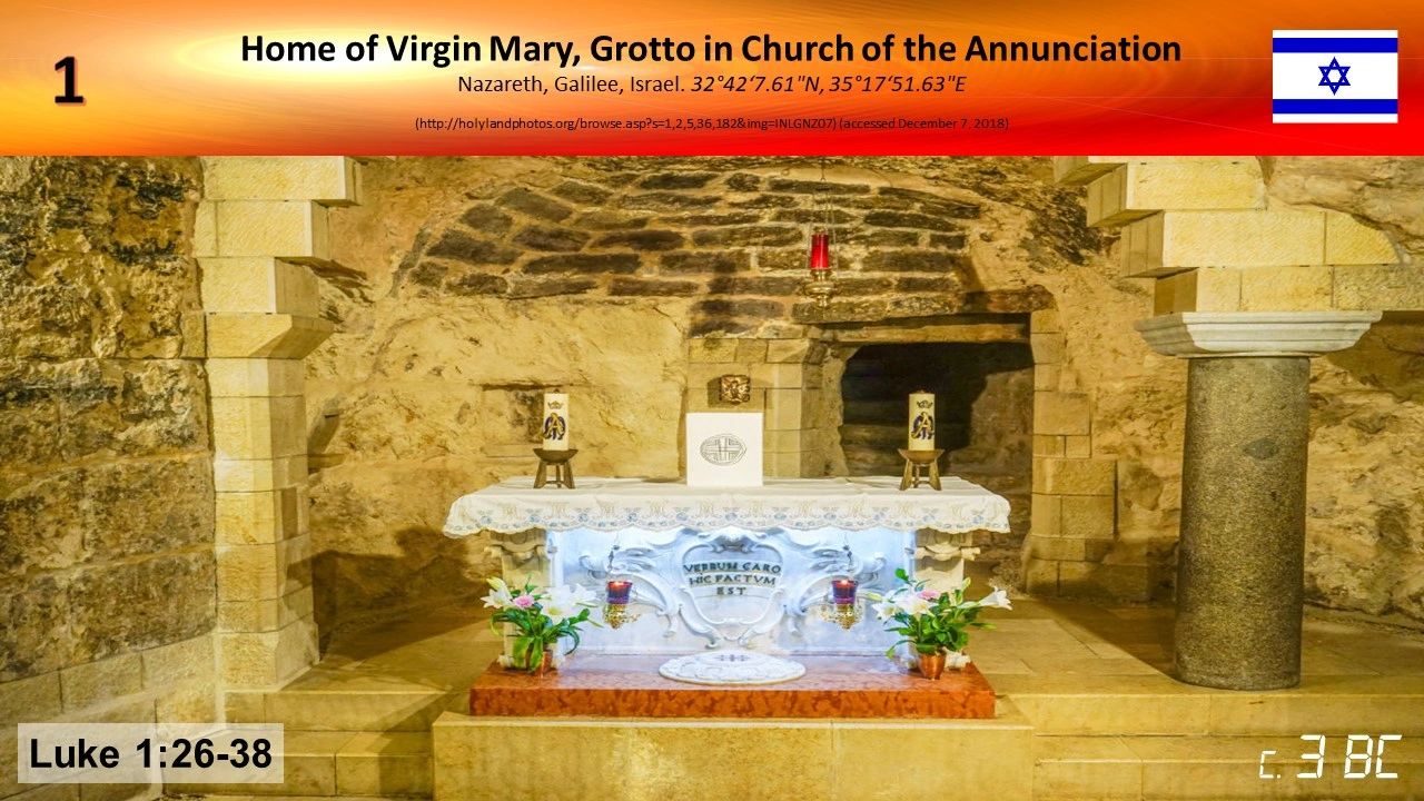 The Possible home of Mary in Nazareth (Basilica of the Annunciation) [6 BC]