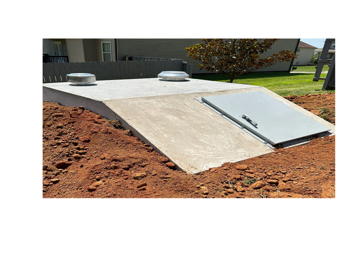 Large Concrete Tornado Storm Shelters