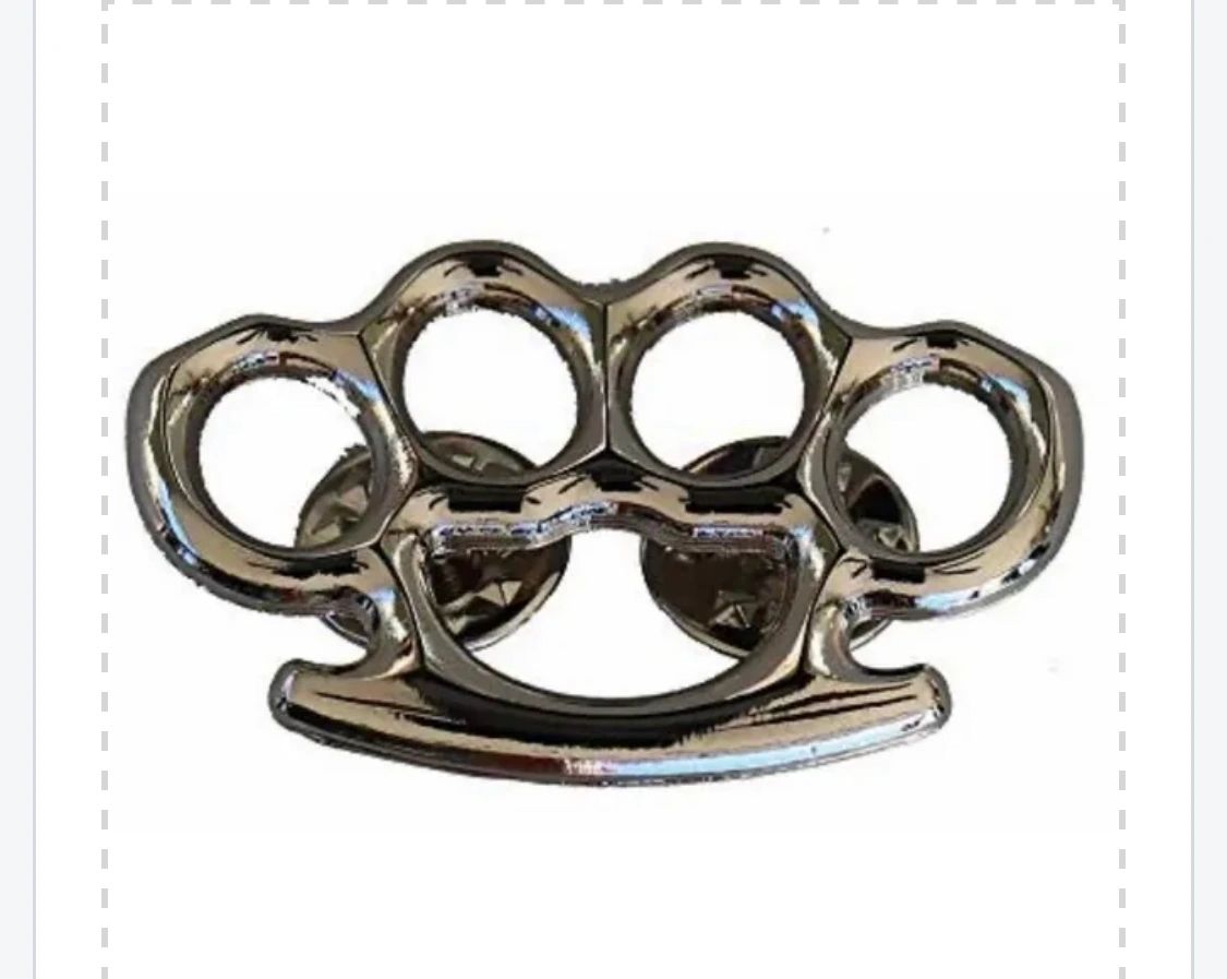 Brass Knuckles Pin