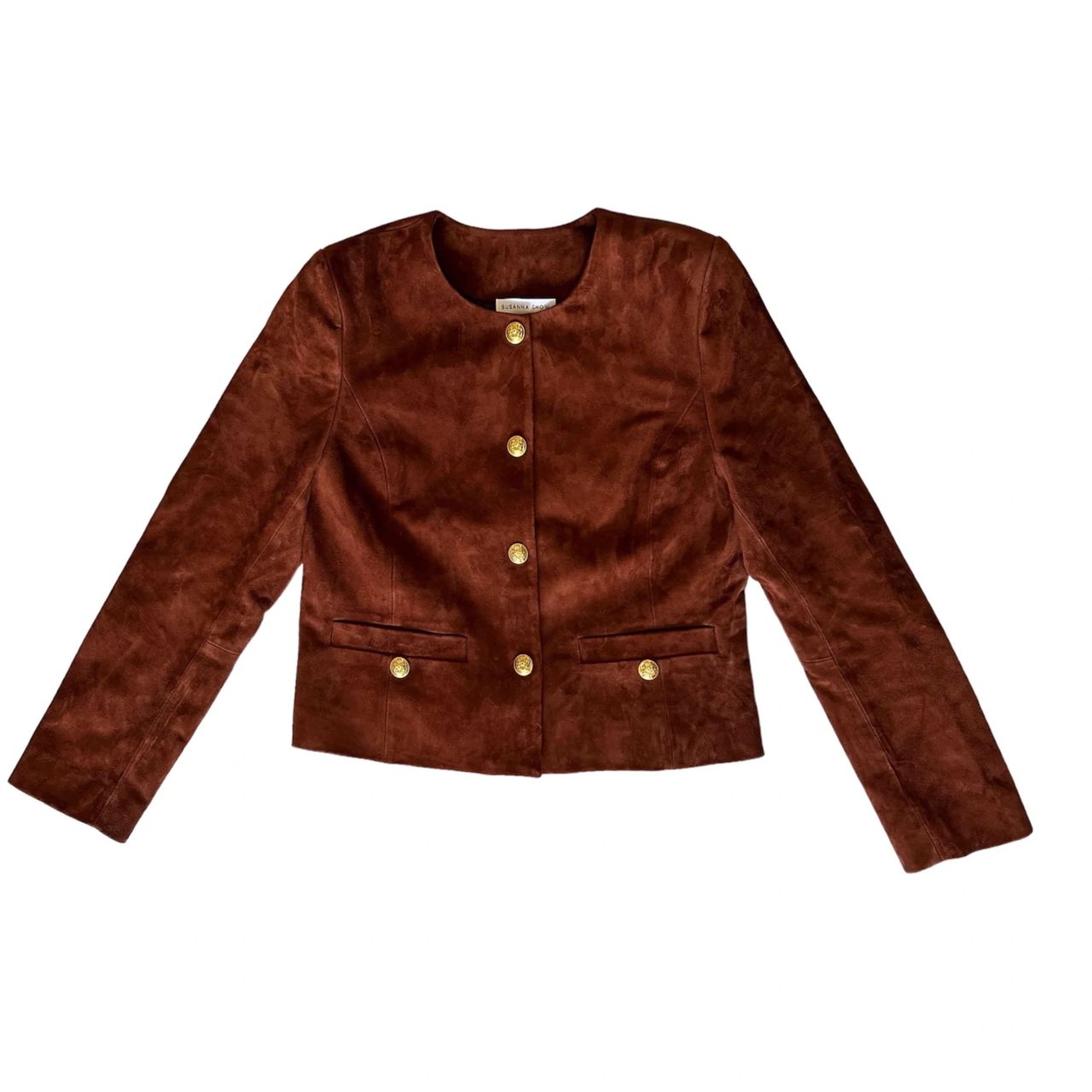 Susanna Chow:  Tessa Suede Coat in Chocolate Brown (more colors available)