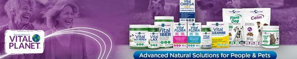 Variety of vital planet products: gut renew, vital lax, fiber, flora, vital digest, & vital cleanse.