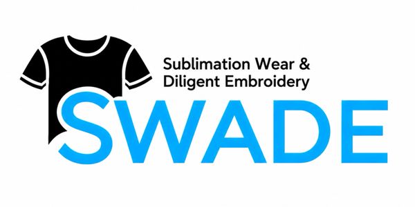 Logo for Swade, specializing in sublimation wear and embroidery.