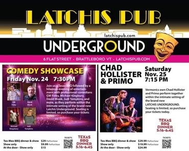 BUY YOUR TICKETS HERE:

Chad Hollister & Primo:
https://latchis.ticketleap.com/chad-hollister/?rc=65