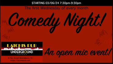 Open mic comedy night!