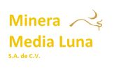 Logo amarillo de Minera Media Luna S.A. de C.V.