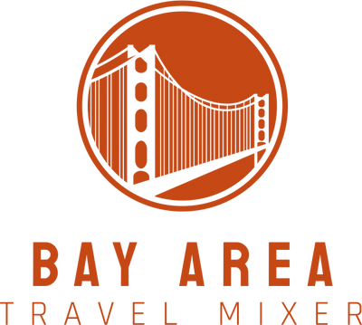 Logo of Bay Area Travel Mixer featuring the Golden Gate Bridge.