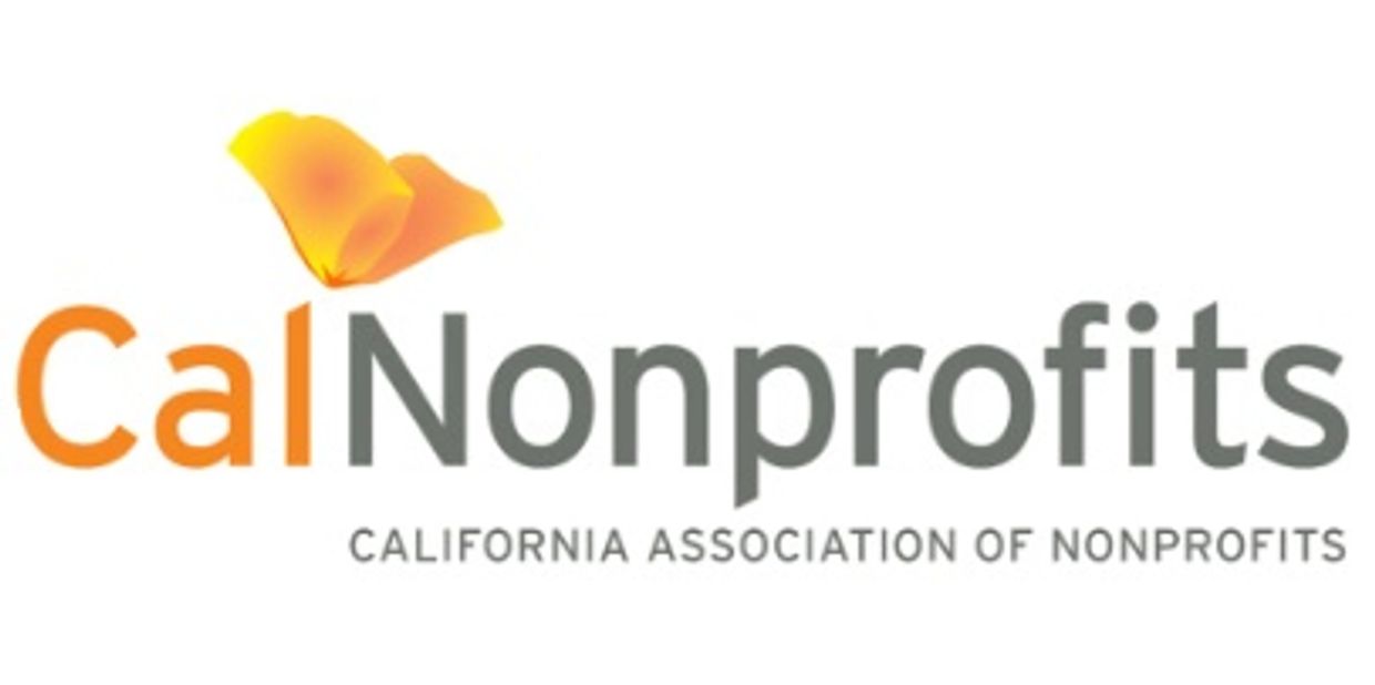 Logo of CalNonprofits, California Association of Nonprofits with a yellow flower.