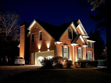 Chapel Hills, Douglasville, Georgia, LED Up Lighting, www.ksoutdoorlighting.us 