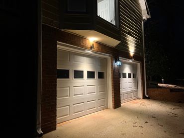 2-Sided home illumination. Douglasville, Georgia, KS Outdoor Lighting, www.ksoutdoorlighting.us 
