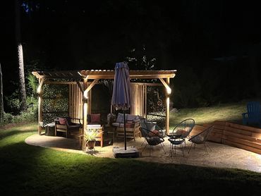 Pergola Illumination, Up Lights, Down Lights, KS Outdoor Lighting, Douglasville, Georgia