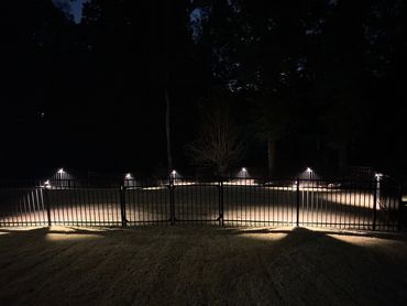 Outdoor LED Illumination, Douglasville Georgia, Low Voltage Fence Lights