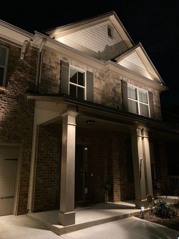 Home illumination, Atlanta Georgia, Down Lights, LED Lights, Landscape Lighting