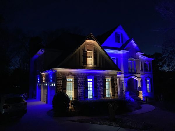 Haven Lighting, RGBW System, Up Lights, Hardscape Lights, LED, Douglasville, Georgia, Landscape