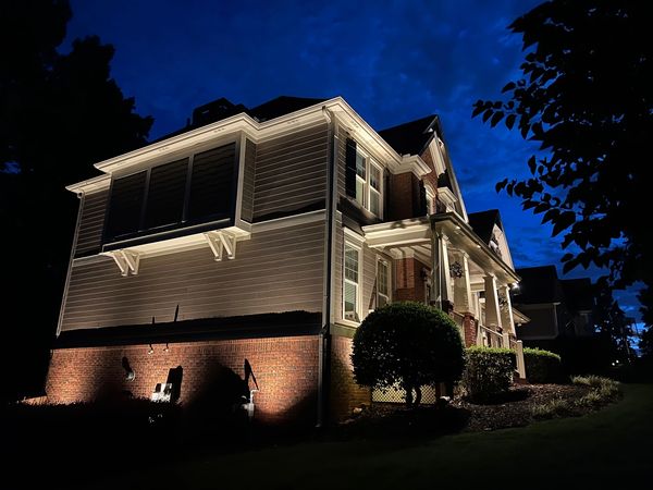 Up lights, risers, led, custom, Douglasville, Georgia, Outdoor Lighting, Landscape Lighting