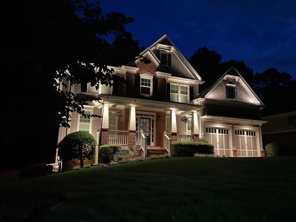 Down lighting, up lighting, custom led lights, Douglasville, Georgia, Chapel Hills