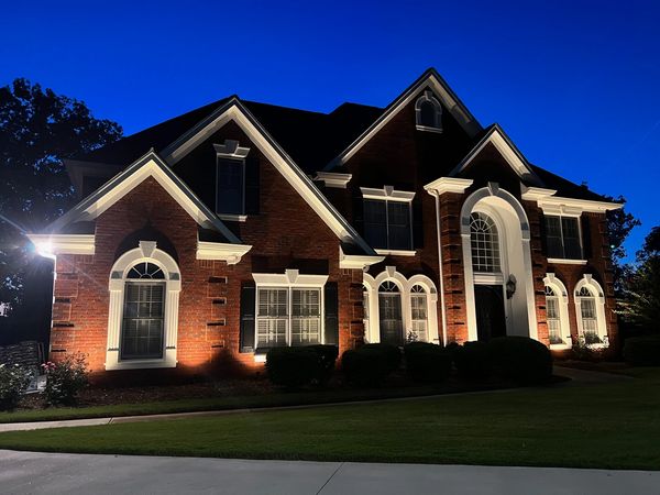 LED Solid Brass Up Lights, 300w Transformer, Path Lights, Douglasville, Georgia, WiFi Control 