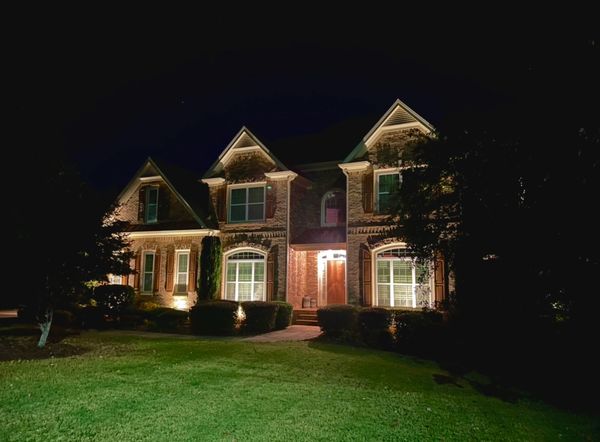 Front sided illumination, RGBW Up Lights, LED Lighting, Landscape Lights, Douglasville, Georgia