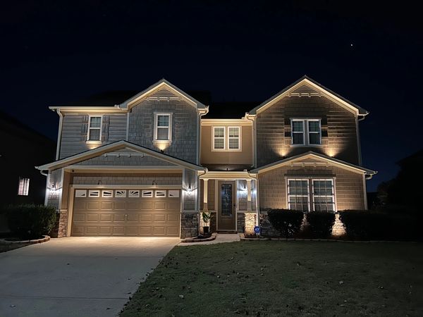 Dimmable LED Up Lights, 2700k temperature, Atlanta, Georgia, KS Outdoor Lighting. 