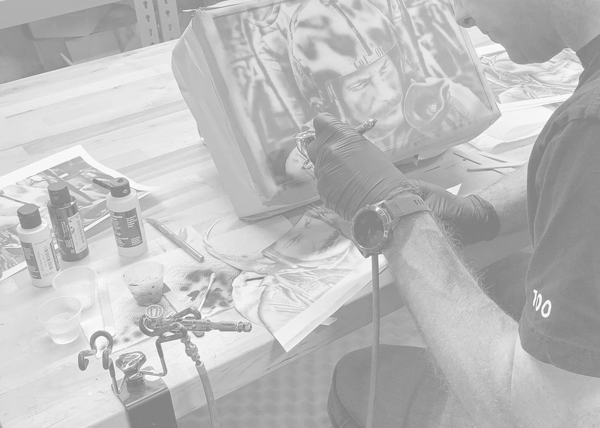 Custom Airbrushing McHale Custom