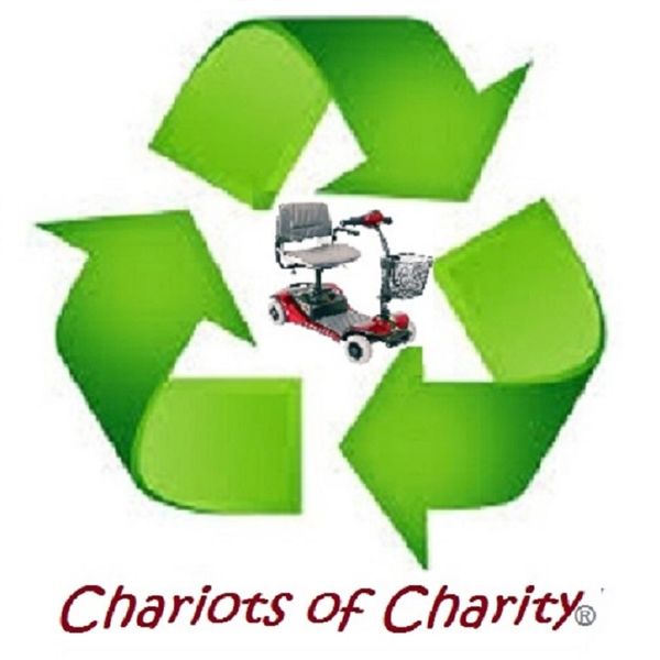 Chariots of Charity: mobility scooter electric wheelchair Reuse, Repurpose, Recycle recycling