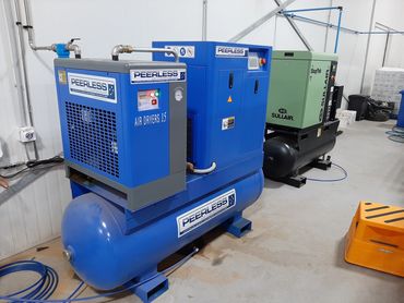 Air Compressors in a factory