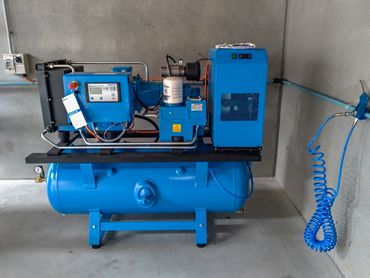 Boge Air Compressor installation 