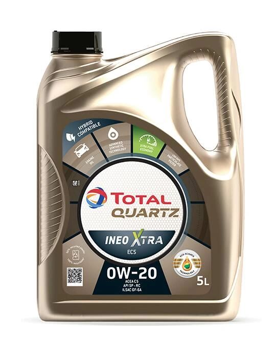 TOTAL QUARTZ XTRA EC5 0W20 HYBRID COMPATIBLE Engine Oil 5 LITRES