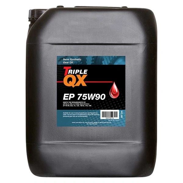 Triple QX 75w/90 Synthetic Gear Oil GL5 Spec 20 Litres