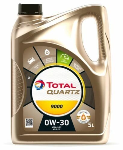 Total Quartz 9000 Energy 0W-30 Engine Oil Volvo VCC 95200377 A5/B5 - 5 ...