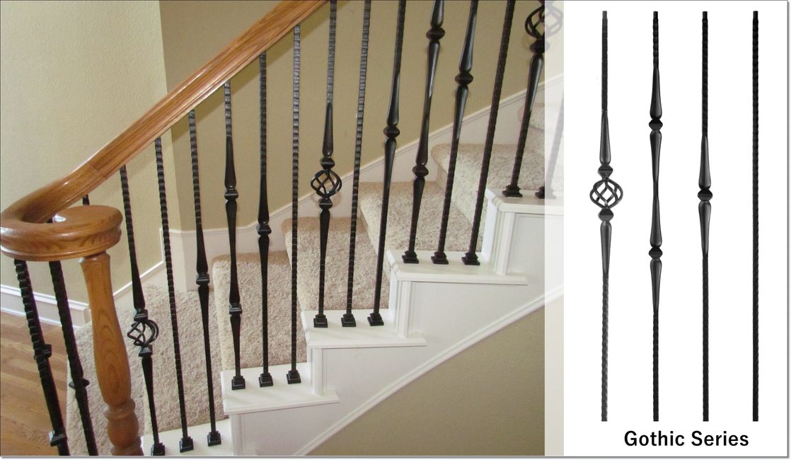 Baluster Store - Iron Stair Railing, Iron Balusters, Stair Handrail