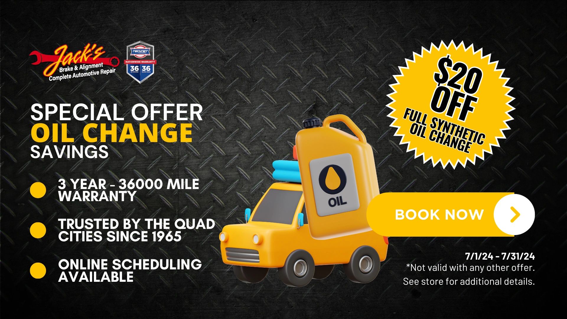 lowest priced oil change in the quad cities, cheap oil change in davenport, oil change coupons