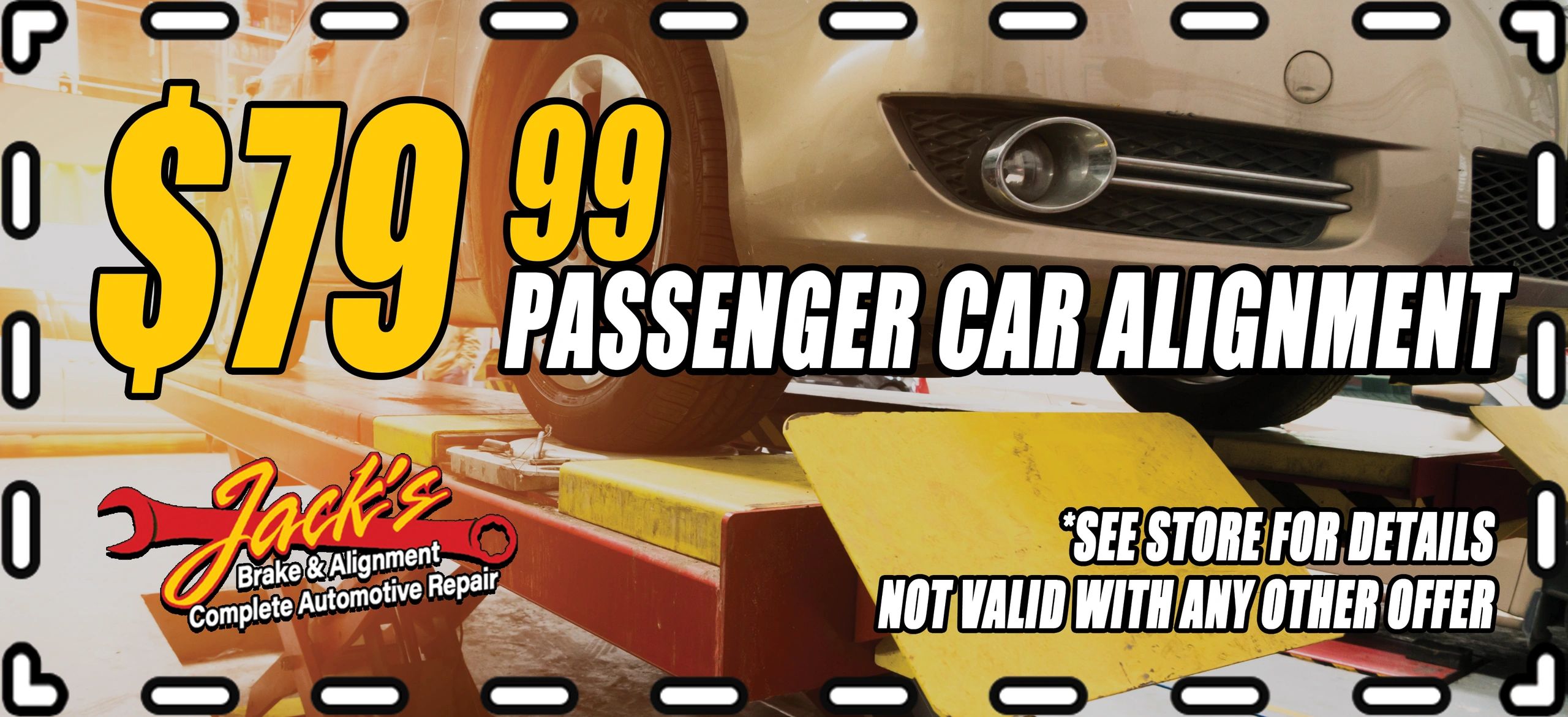 Auto Repair Coupons Jack's Brake & Alignment