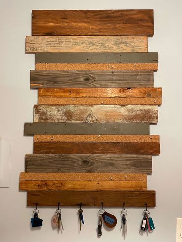barnwood bulletin board