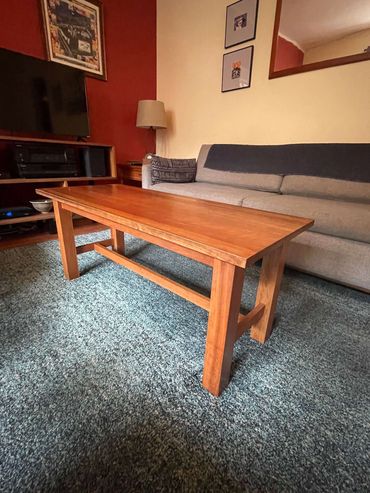 cherry wood coffee table