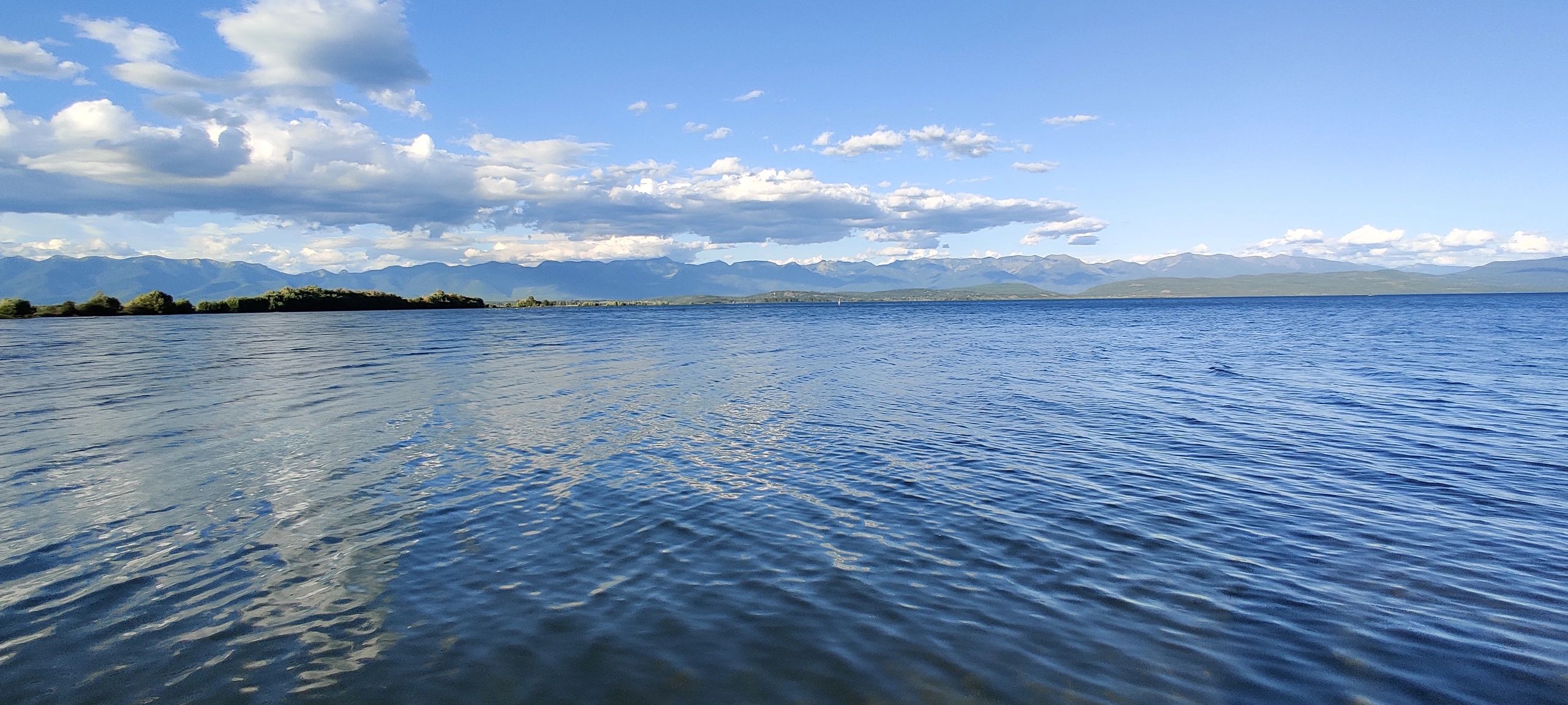 Picture taken overlooking Flathead Lake