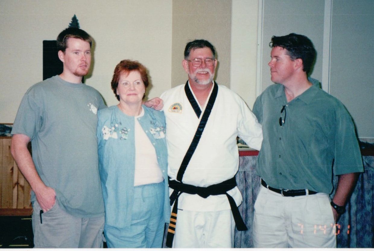 Probably one of the last photos taken with your father, uncle, grandmother and me. This was when I w