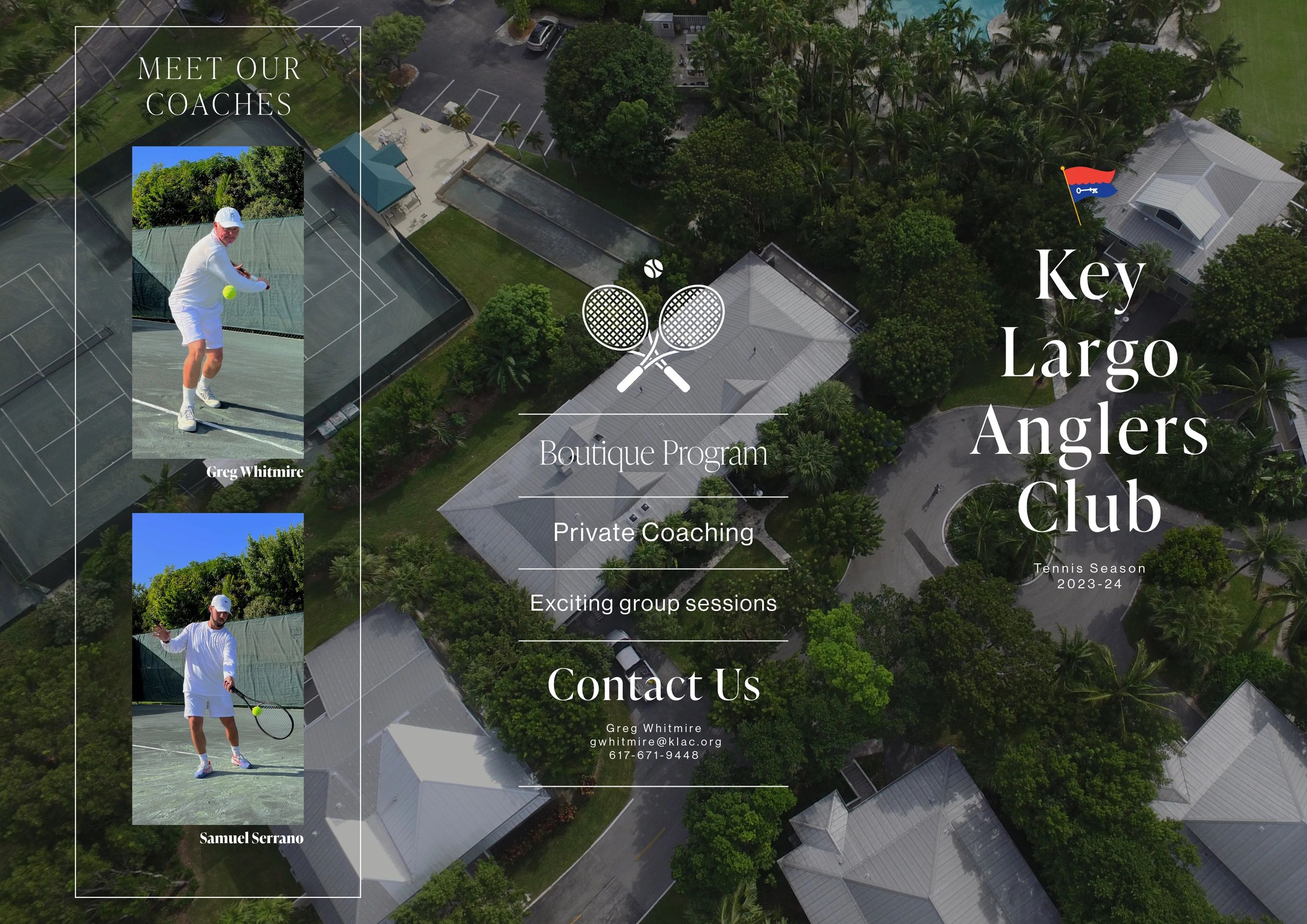 Anglers Club Tennis Program Brochure P1