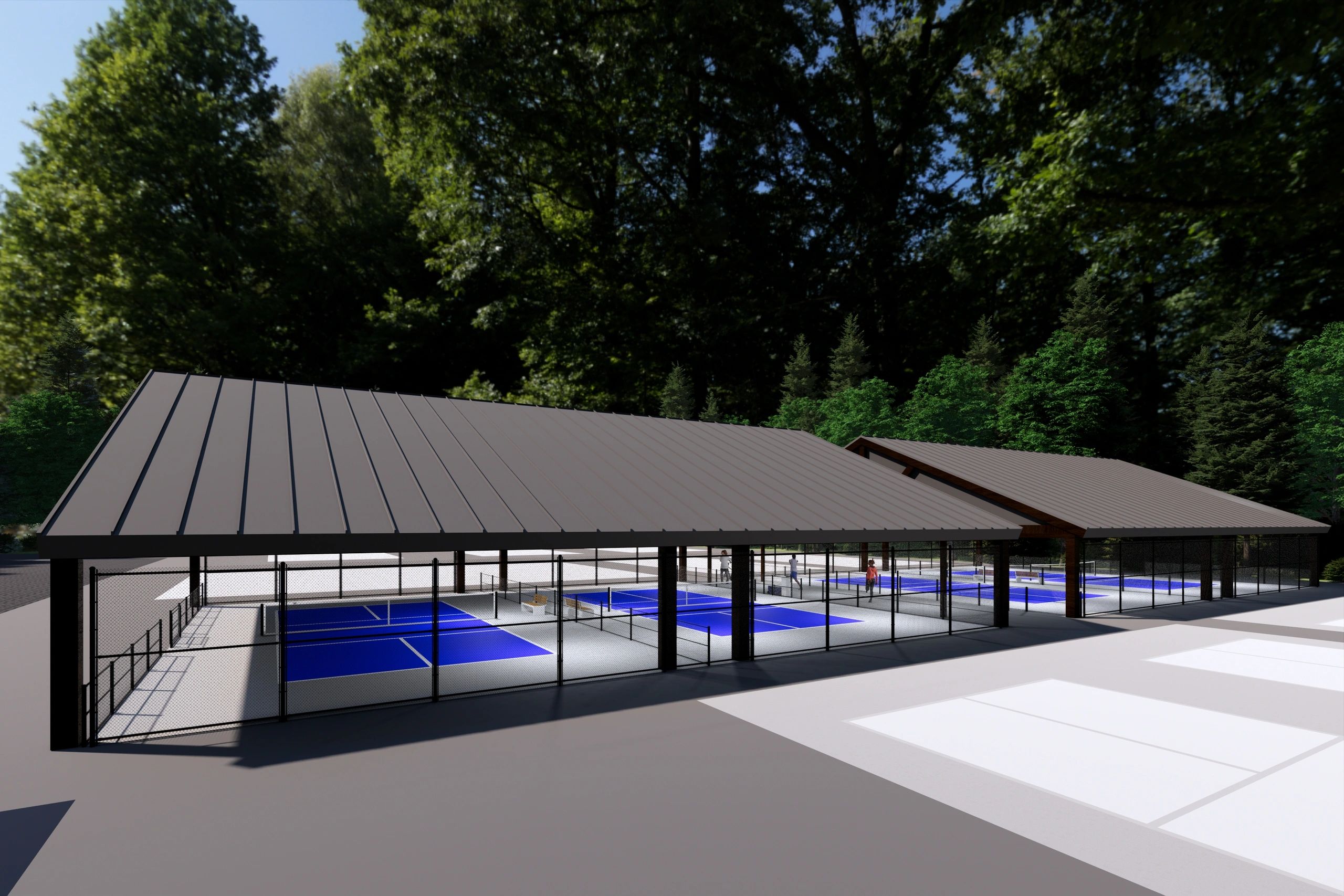 Nantucket Racquet Sports Association - New Future Pickleball Courts (Standing Seam Roof)