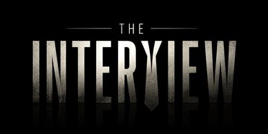 Logo of The Interview movie.